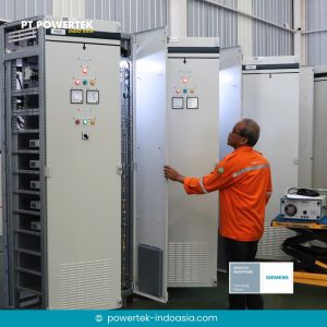 SIVACON S8 low voltage switchboard panels prepared for Microsoft Data Center project by Powertek Indo Asia in collaboration with Siemens