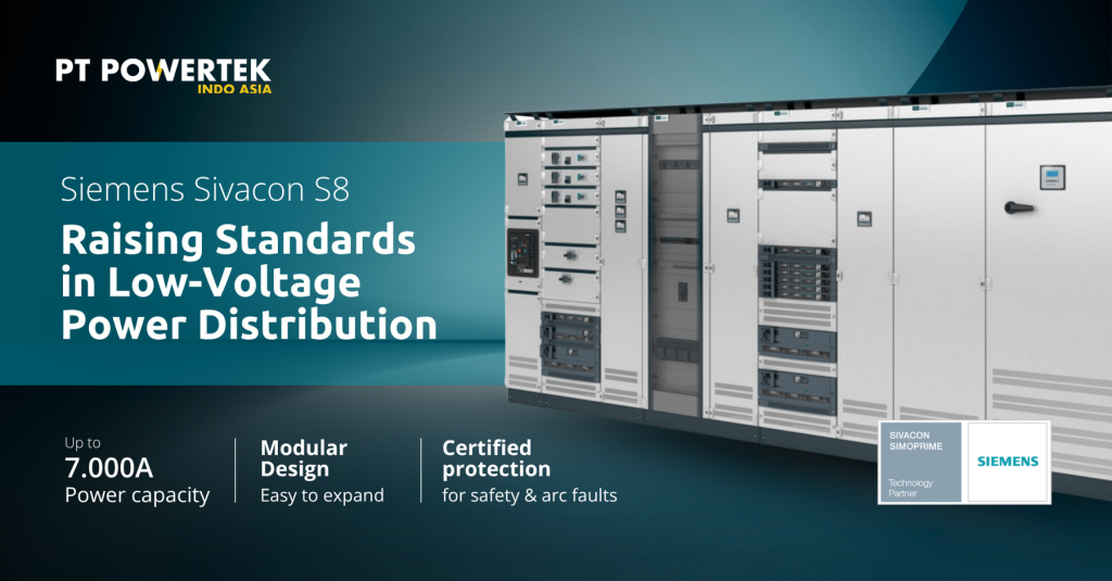 Siemens SIVACON S8 low voltage switchboard l Powertek Indo Asia